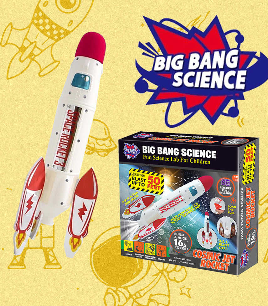 Big Bang Science© Rocket Kit - Παιχνίδι Πύραυλος Εκτόξευσης Για Μικρούς Και Μεγάλους!