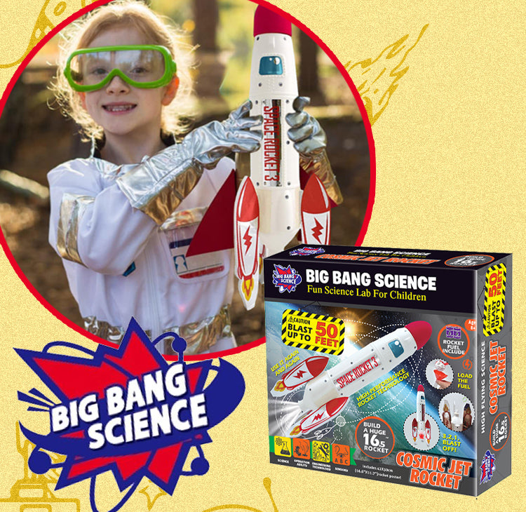 Big Bang Science© Rocket Kit - Παιχνίδι Πύραυλος Εκτόξευσης Για Μικρούς Και Μεγάλους!